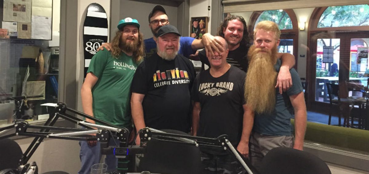 Brewing Network hosts in studio with Steve Luke