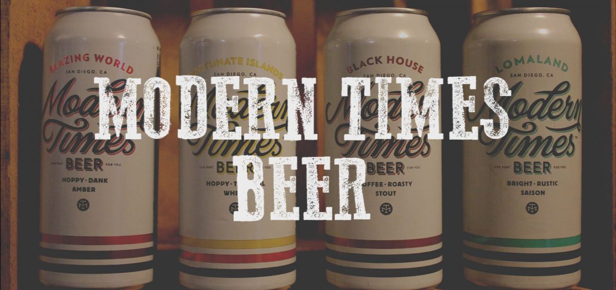 Modern Times Beer cans