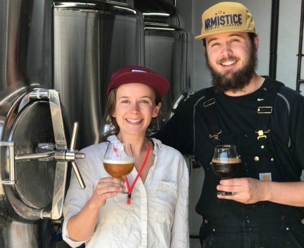 Alex and Gregory Zobel in from Armistice Brewing Company