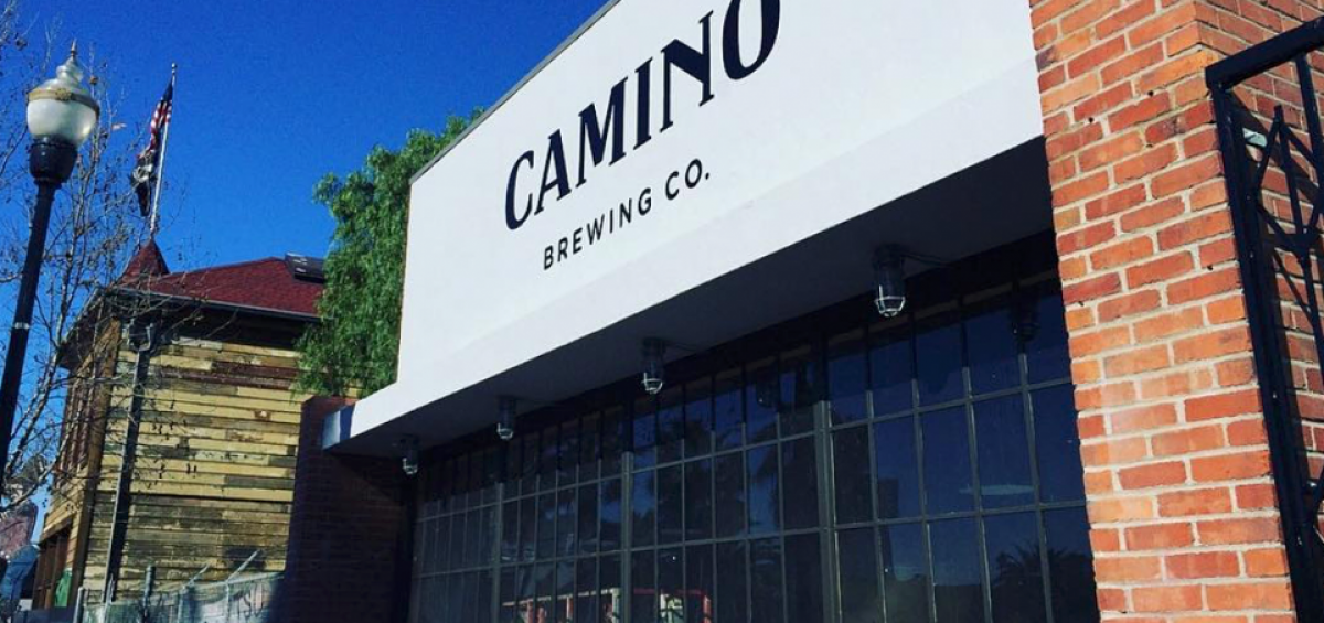Camino Brewing Company exterior wall and sign