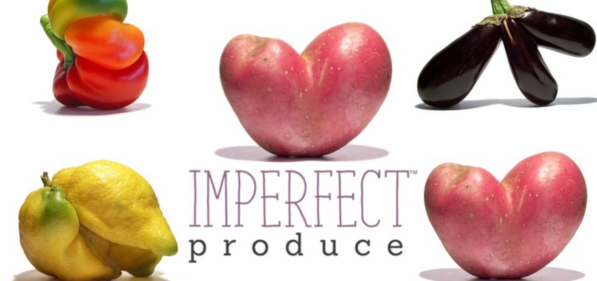 Imperfect Produce image with imperfect fruits and vegetables
