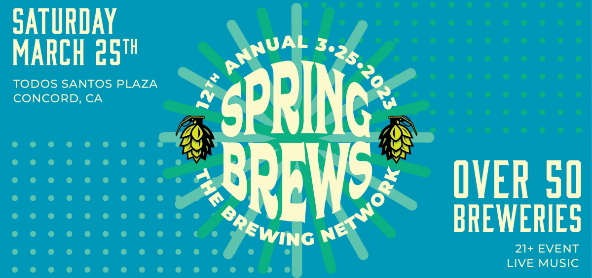 Spring Brews Festival 2023 logo and banner