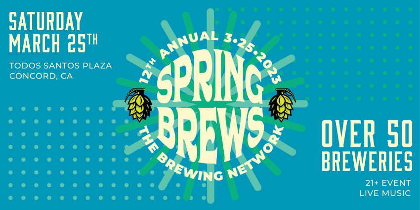 Spring Brews Festival 2023 logo and banner